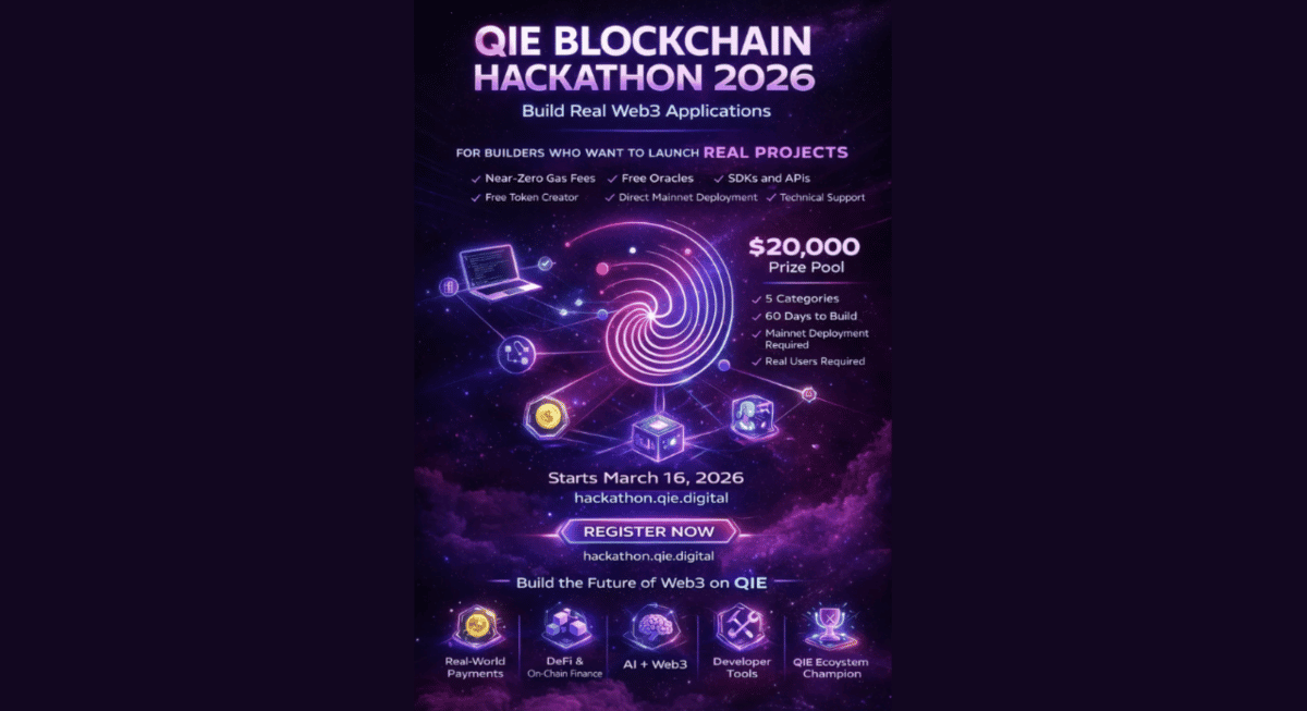 QIE Blockchain Announces 2026 Hackathon For Builders Ready to Launch Real Web3 Projects
